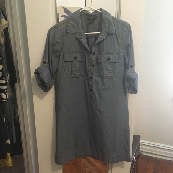Jcrew shirt dress XS chambray - Picture 1 of 1